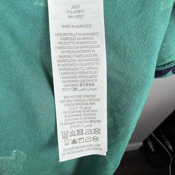 Boden Woodland Green Kassidy Surplice Midi Dress 6 Short Sleeve V Neck - Picture 12 of 12